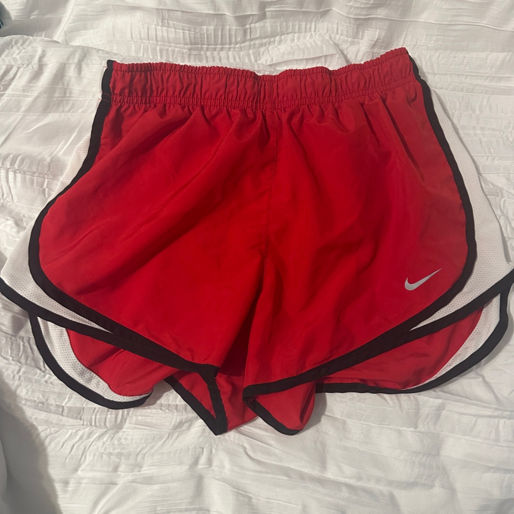Nike Red Athletic Performance Shorts with Liner